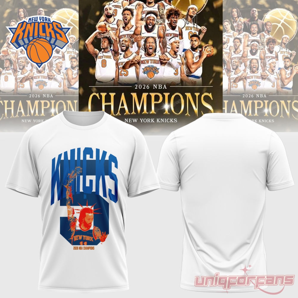 New York Knicks 2026 NBA Champions T-shirt New York Knicks 2026 NBA Champions T-shirt