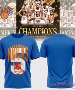 New York Knicks 2026 NBA Champions T-shirt