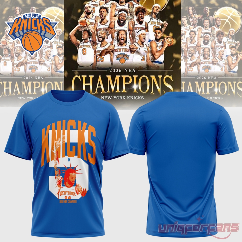 New York Knicks 2026 NBA Champions T-shirt New York Knicks 2026 NBA Champions T-shirt