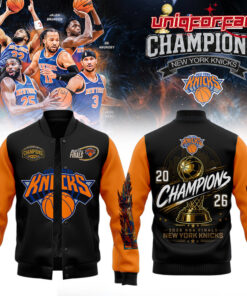 New York Knicks 2026 NBA Champions Bomber Jacket