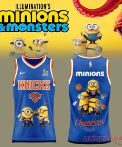 New York Knicks & Minions Champions 2026 Jersey