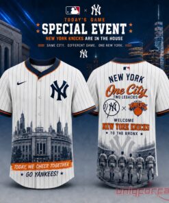 New York Knicks & Yankees Welcome Champions Jersey