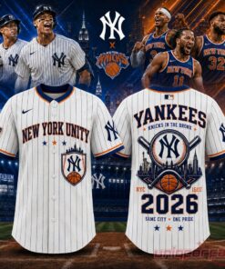 New York Knicks x Yankees Forever Edition Baseball Jersey