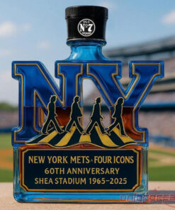 New York Mets x Four Icons 60th Anniversary Limited Edition Whiskey Bottle