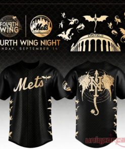 New York Mets x Fourth Wing Night Special Black 2026 Jersey