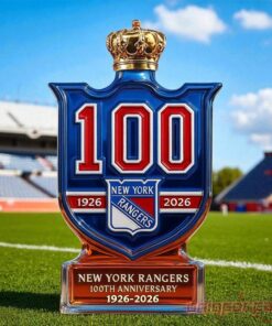 New York Rangers 100th Anniversary Limited Edition Whiskey Bottle