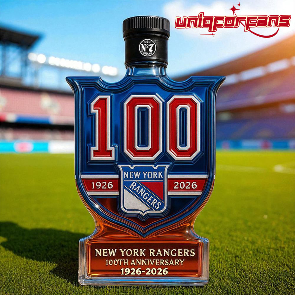 New York Rangers 100th Anniversary Limited Edition Whiskey Bottle New York Rangers 100th Anniversary Limited Edition Whiskey Bottle