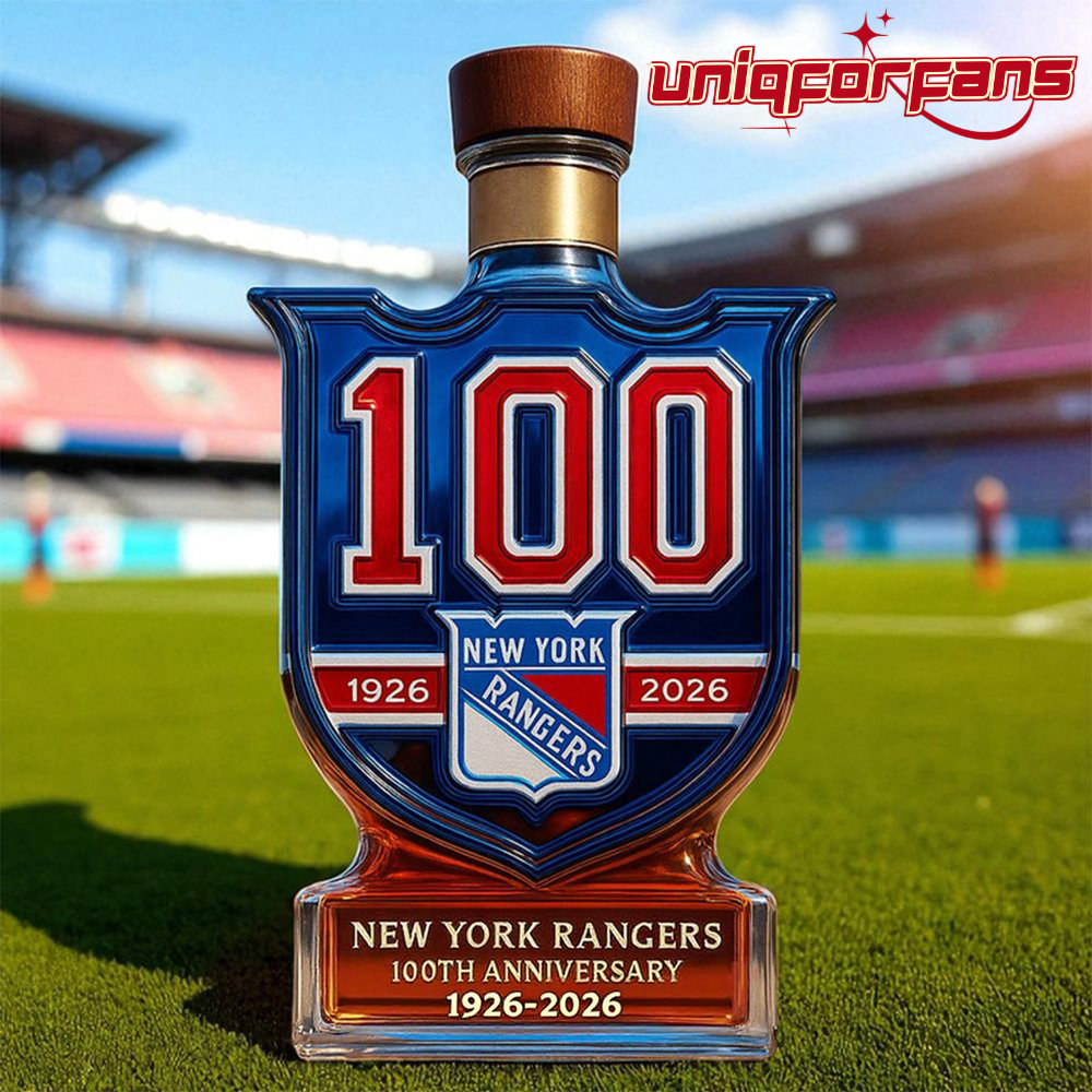 New York Rangers 100th Anniversary Limited Edition Whiskey Bottle New York Rangers 100th Anniversary Limited Edition Whiskey Bottle