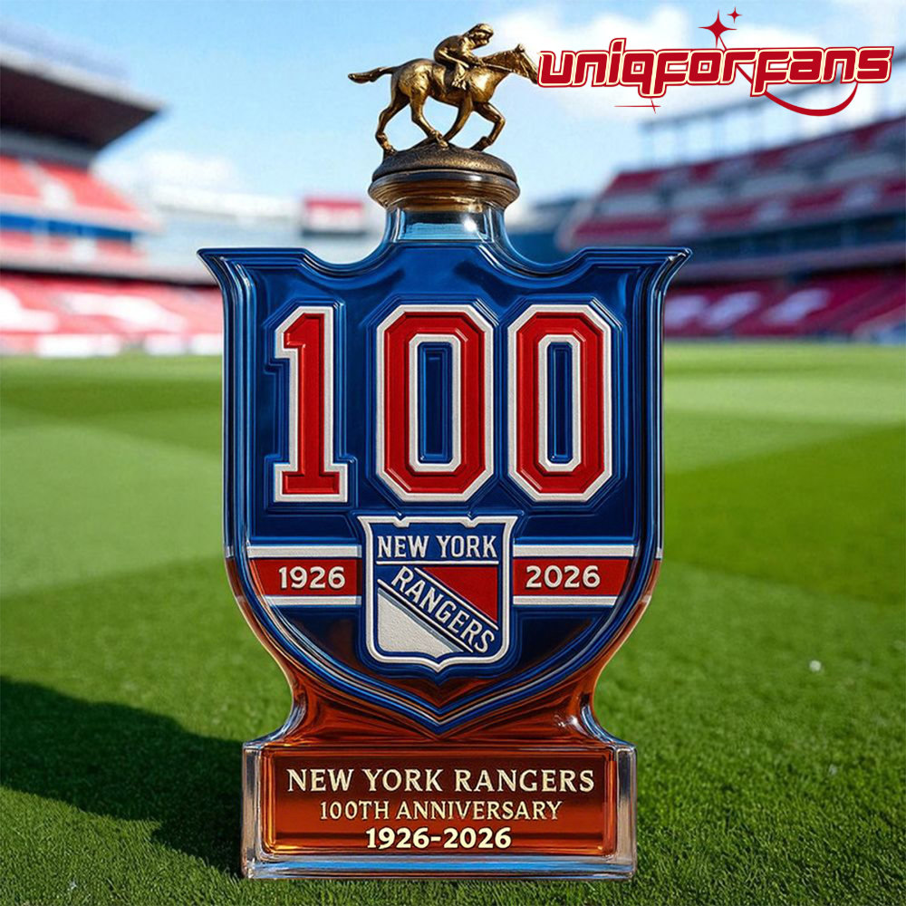 New York Rangers 100th Anniversary Limited Edition Whiskey Bottle New York Rangers 100th Anniversary Limited Edition Whiskey Bottle
