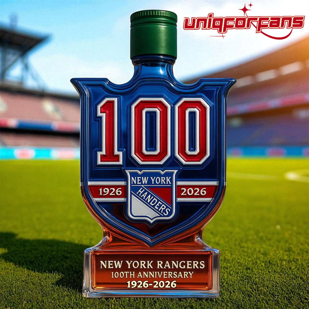 New York Rangers 100th Anniversary Limited Edition Whiskey Bottle New York Rangers 100th Anniversary Limited Edition Whiskey Bottle