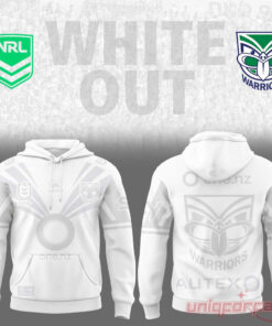 New Zealand Warriors White out NRL Limited Edition Hoodie