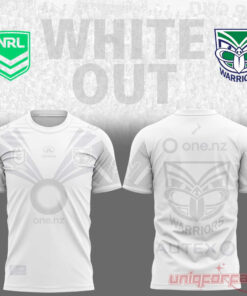 New Zealand Warriors White out NRL Limited Edition Jersey