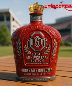 Ohio State Buckeyes 135th Anniversary Whiskey Bottle Ohio State Buckeyes 135th Anniversary Whiskey Bottle
