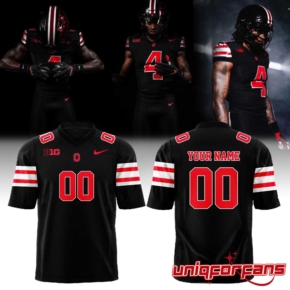 Ohio State Buckeyes Back in Black Football Jersey Ohio State Buckeyes Back in Black Football Jersey