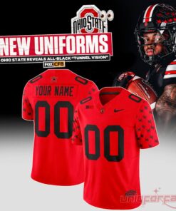 Ohio State Buckeyes New Black Uniforms “Tunnel Vision” 2026 Limited Football Jersey