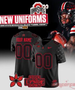 Ohio State Buckeyes New Black Uniforms “Tunnel Vision” 2026 Limited Football Jersey