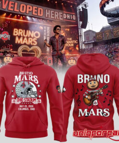 Ohio State Buckeyes x Bruno Mars The Romantic Tour At Ohio Stadium Hoodie Ohio State Buckeyes x Bruno Mars The Romantic Tour At Ohio Stadium Hoodie
