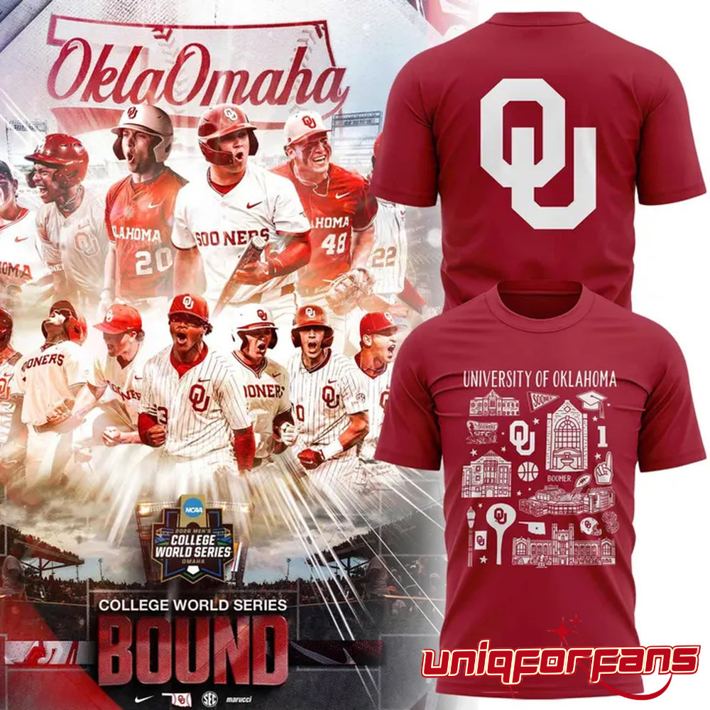 Oklahoma Baseball 2026 College World Series T-shirt Oklahoma Baseball 2026 College World Series T-shirt