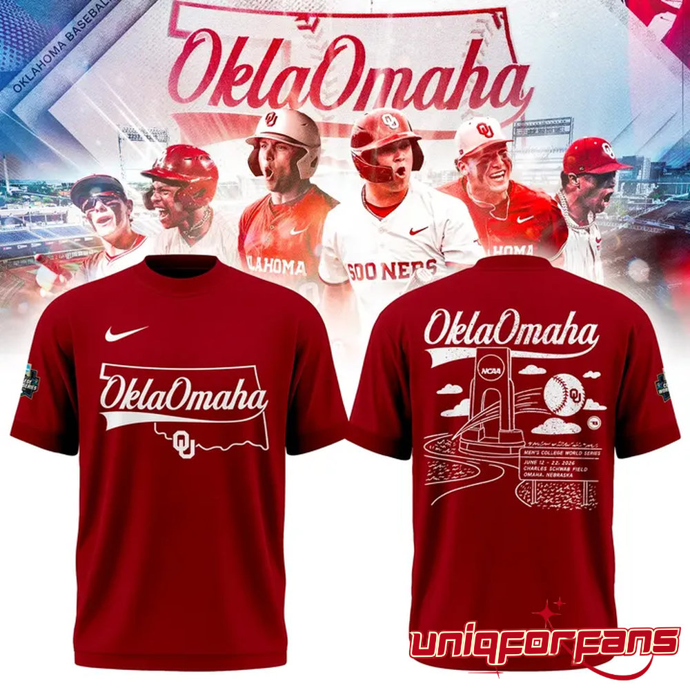 Oklahoma Baseball “OklaOmaha” Limited Edition 3D T-shirt Oklahoma Baseball “OklaOmaha” Limited Edition 3D T-shirt