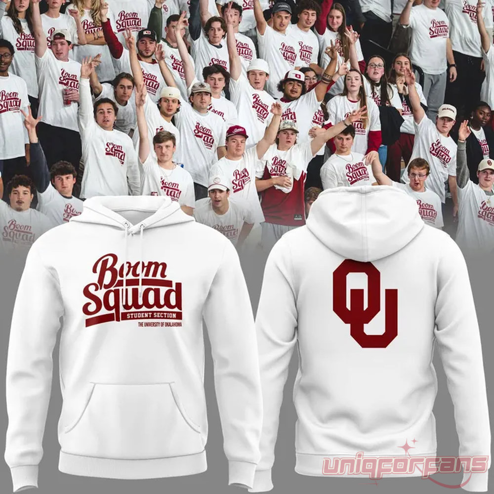 Oklahoma Sooners BoomSquad Edition Hoodie Oklahoma Sooners BoomSquad Edition Hoodie