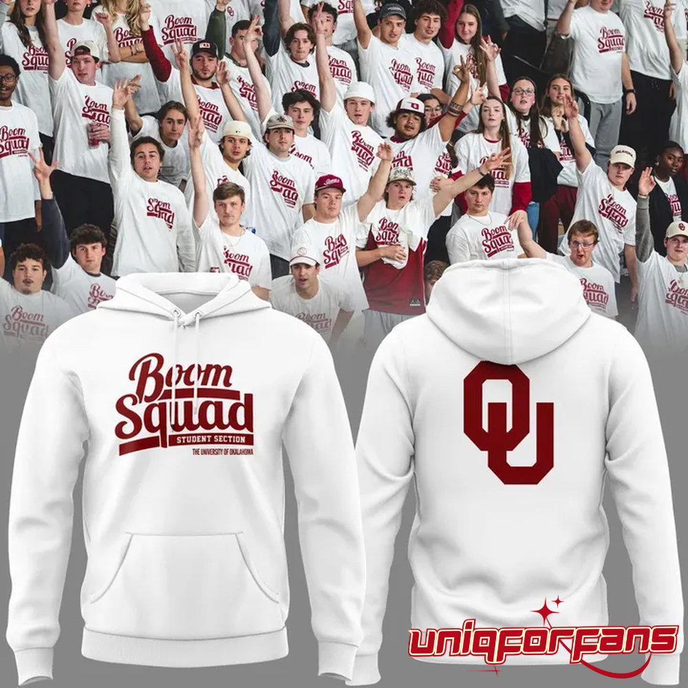 Oklahoma Sooners BoomSquad Limited Edition Hoodie Oklahoma Sooners BoomSquad Limited Edition Hoodie