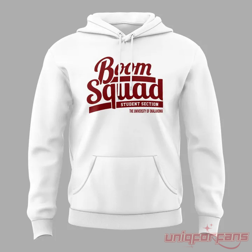 Oklahoma Sooners BoomSquad Edition Hoodie Oklahoma Sooners BoomSquad Edition Hoodie