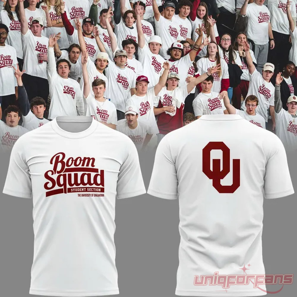 Oklahoma Sooners BoomSquad Edition T-Shirt Oklahoma Sooners BoomSquad Edition T-Shirt