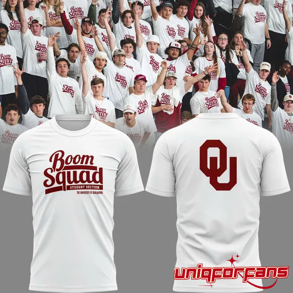 Oklahoma Sooners BoomSquad Limited Edition T-Shirt Oklahoma Sooners BoomSquad Limited Edition T-Shirt