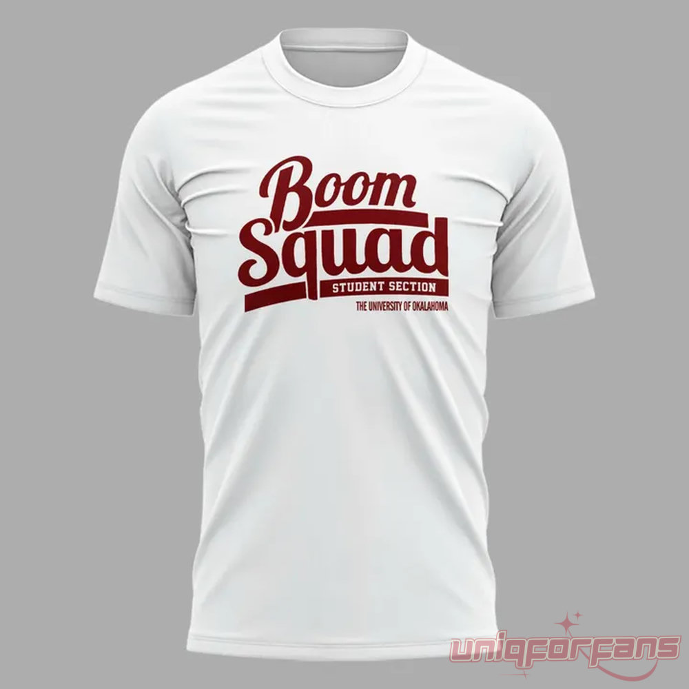 Oklahoma Sooners BoomSquad Edition T-Shirt Oklahoma Sooners BoomSquad Edition T-Shirt