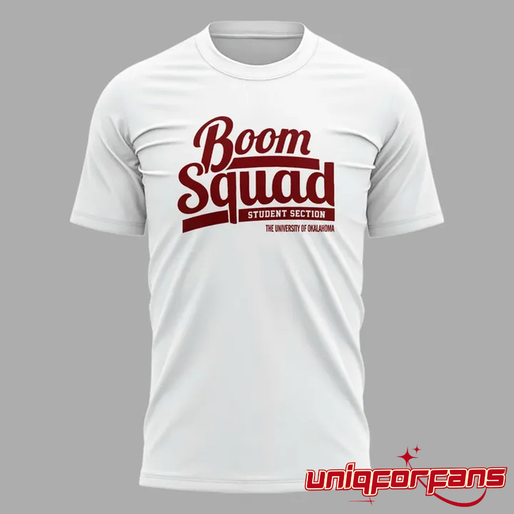 Oklahoma Sooners BoomSquad Limited Edition T-Shirt Oklahoma Sooners BoomSquad Limited Edition T-Shirt
