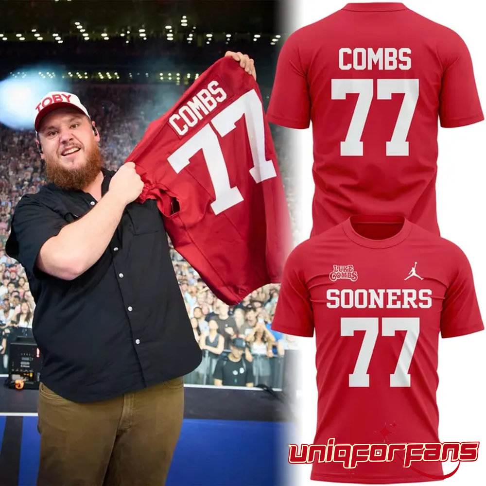 Oklahoma Sooners x Luke Combs 2026 Tour Limited Edition T-Shirt Oklahoma Sooners x Luke Combs 2026 Tour Limited Edition T-Shirt
