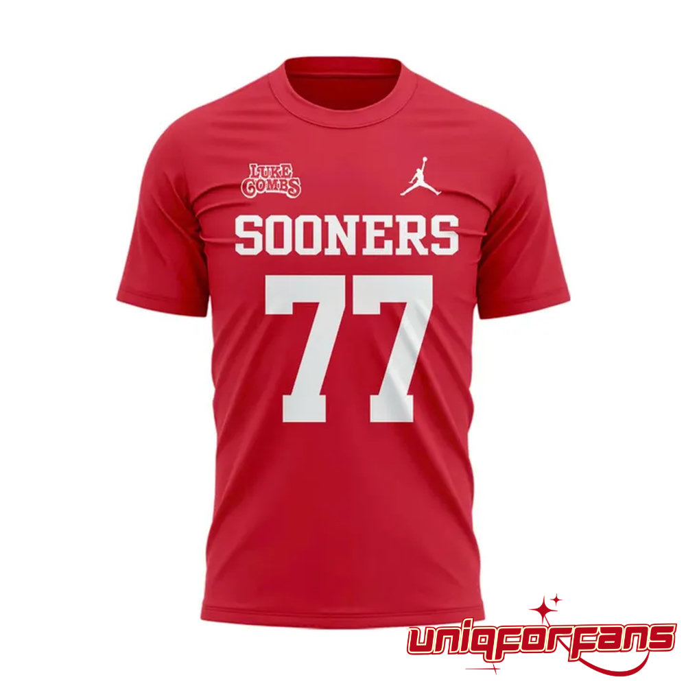 Oklahoma Sooners x Luke Combs 2026 Tour Limited Edition T-Shirt Oklahoma Sooners x Luke Combs 2026 Tour Limited Edition T-Shirt