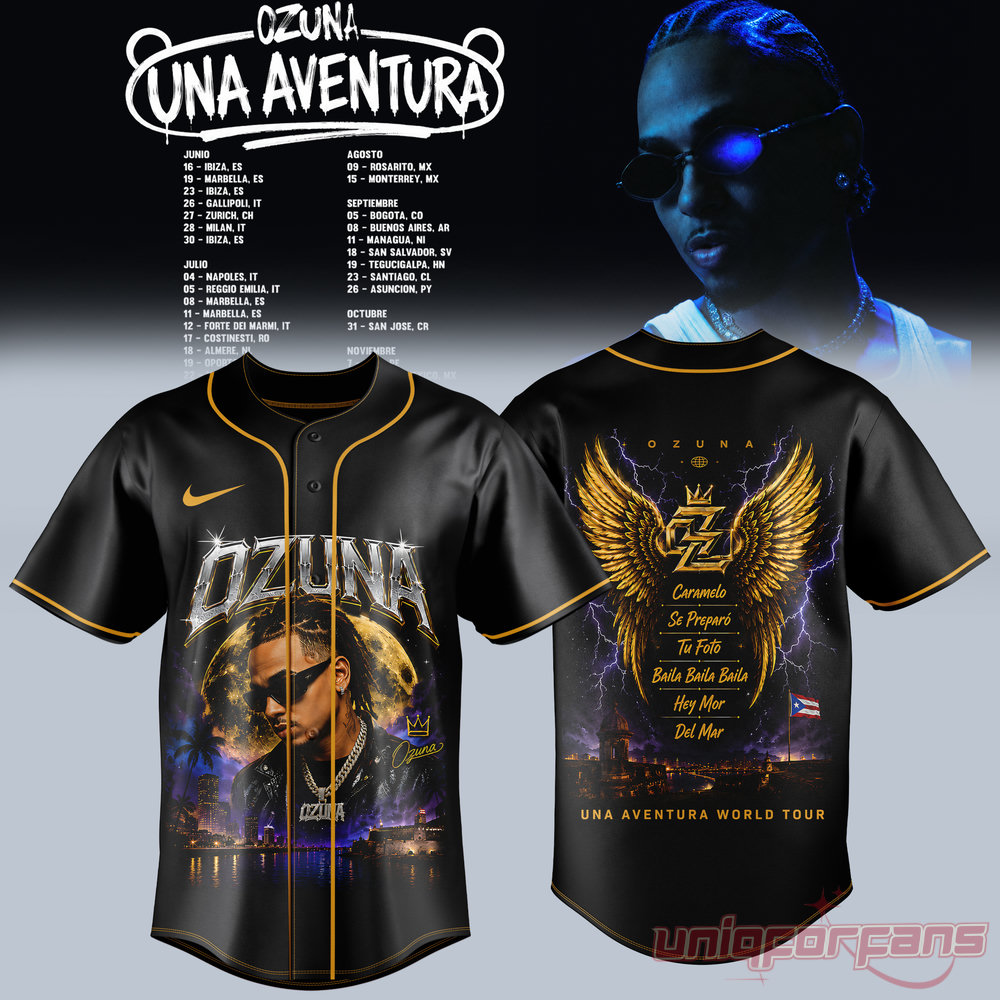 Ozuna “Una Aventura World Tour” Limited Edition Baseball Jersey Ozuna “Una Aventura World Tour” Limited Edition Baseball Jersey