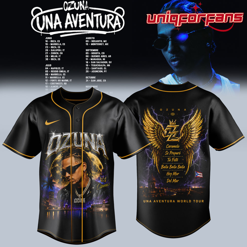 Ozuna “Una Aventura World Tour” Limited Edition Baseball Jersey Ozuna “Una Aventura World Tour” Limited Edition Baseball Jersey