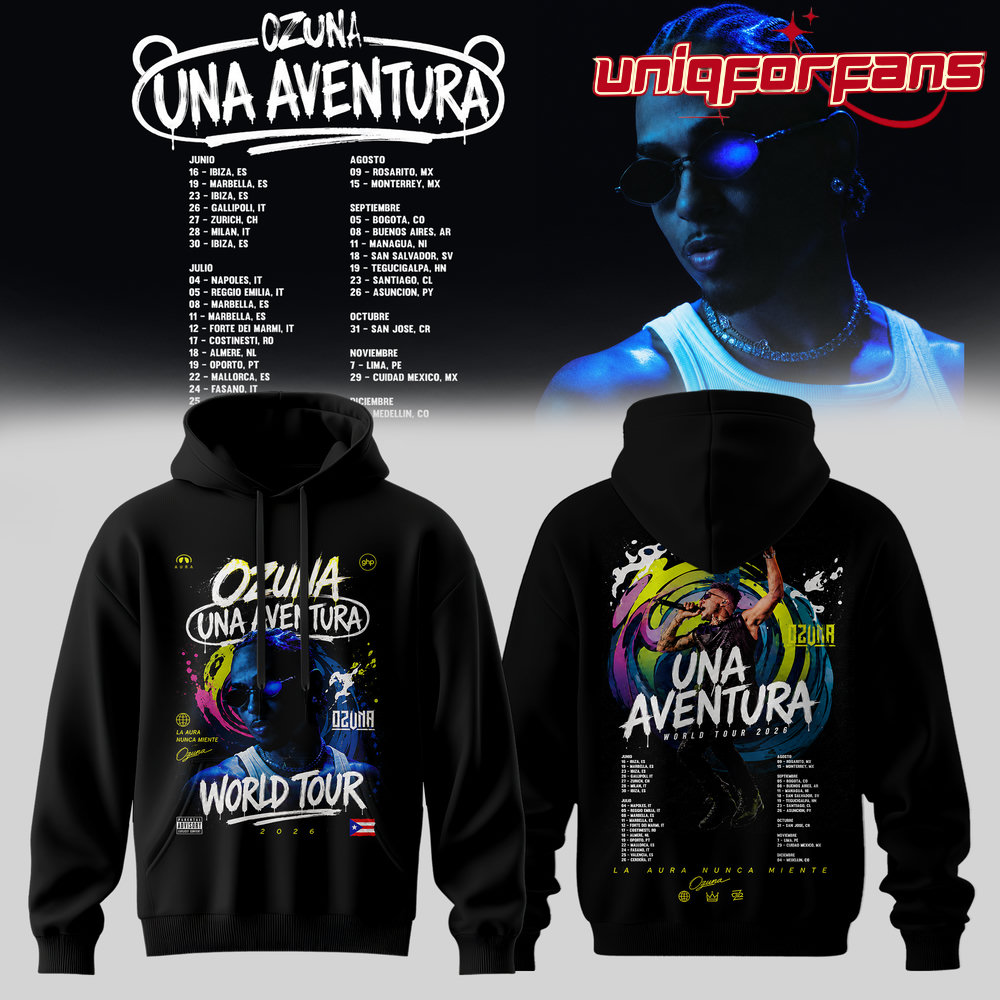 Ozuna “Una Aventura World Tour” Special Edition Hoodie Ozuna “Una Aventura World Tour” Special Edition Hoodie