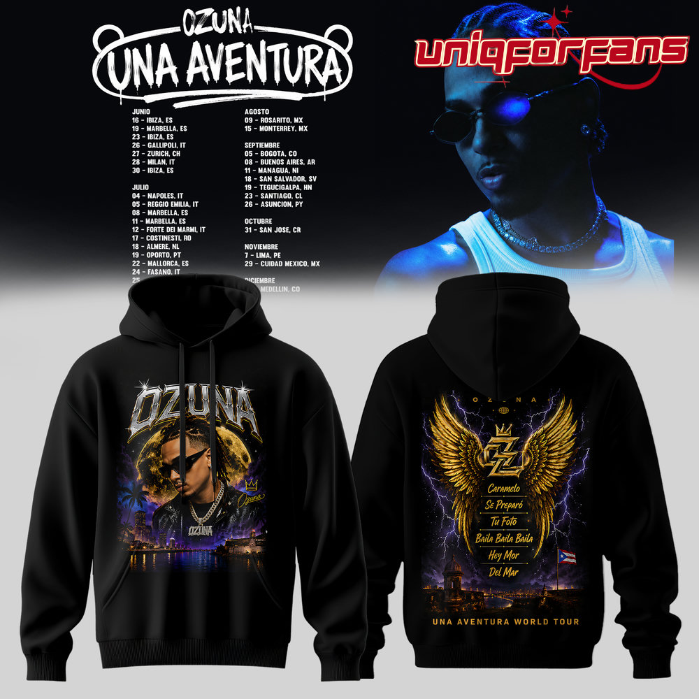 Ozuna “Una Aventura World Tour” Special Edition Hoodie Ozuna “Una Aventura World Tour” Special Edition Hoodie