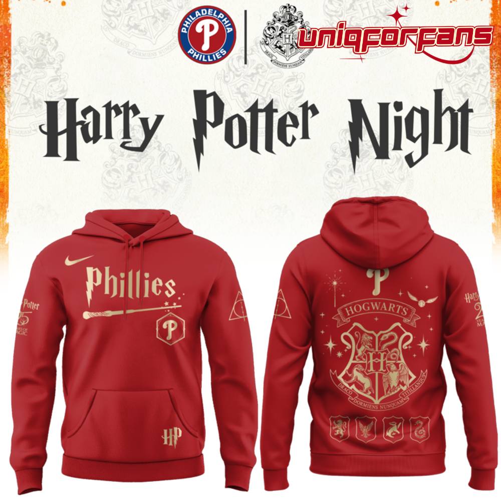 Philadelphia Phillies Baseball Harry Potter Limited Edition Hoodie Philadelphia Phillies Baseball Harry Potter Limited Edition Hoodie