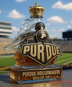 Purdue Boilermakers Boiler up Train Shaped Whiskey Bottle – Limited Edition
