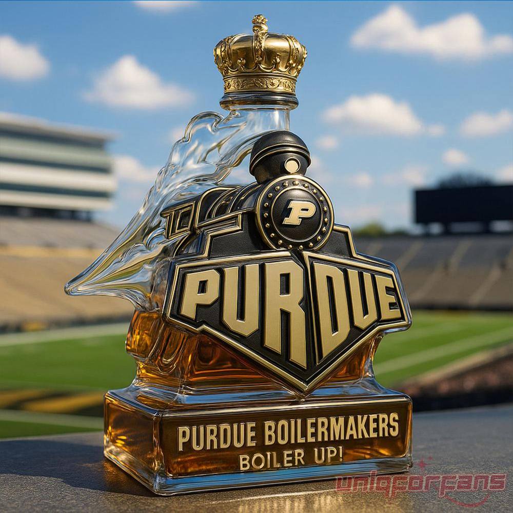 Purdue Boilermakers Boiler up Train Shaped Whiskey Bottle – Limited Edition Purdue Boilermakers Boiler up Train Shaped Whiskey Bottle – Limited Edition
