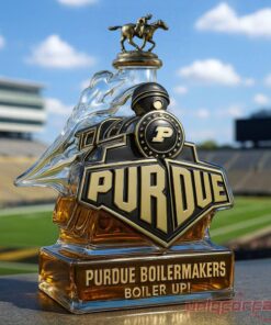 Purdue Boilermakers Boiler up Train Shaped Whiskey Bottle – Limited Edition