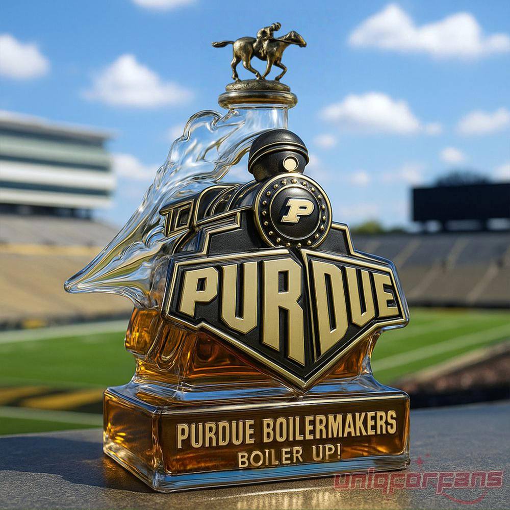 Purdue Boilermakers Boiler up Train Shaped Whiskey Bottle – Limited Edition Purdue Boilermakers Boiler up Train Shaped Whiskey Bottle – Limited Edition