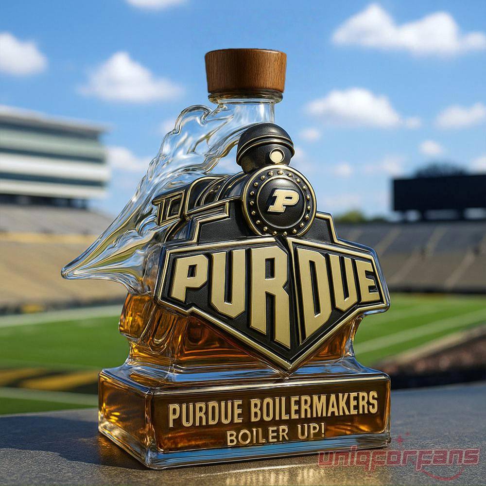 Purdue Boilermakers Boiler up Train Shaped Whiskey Bottle – Limited Edition Purdue Boilermakers Boiler up Train Shaped Whiskey Bottle – Limited Edition