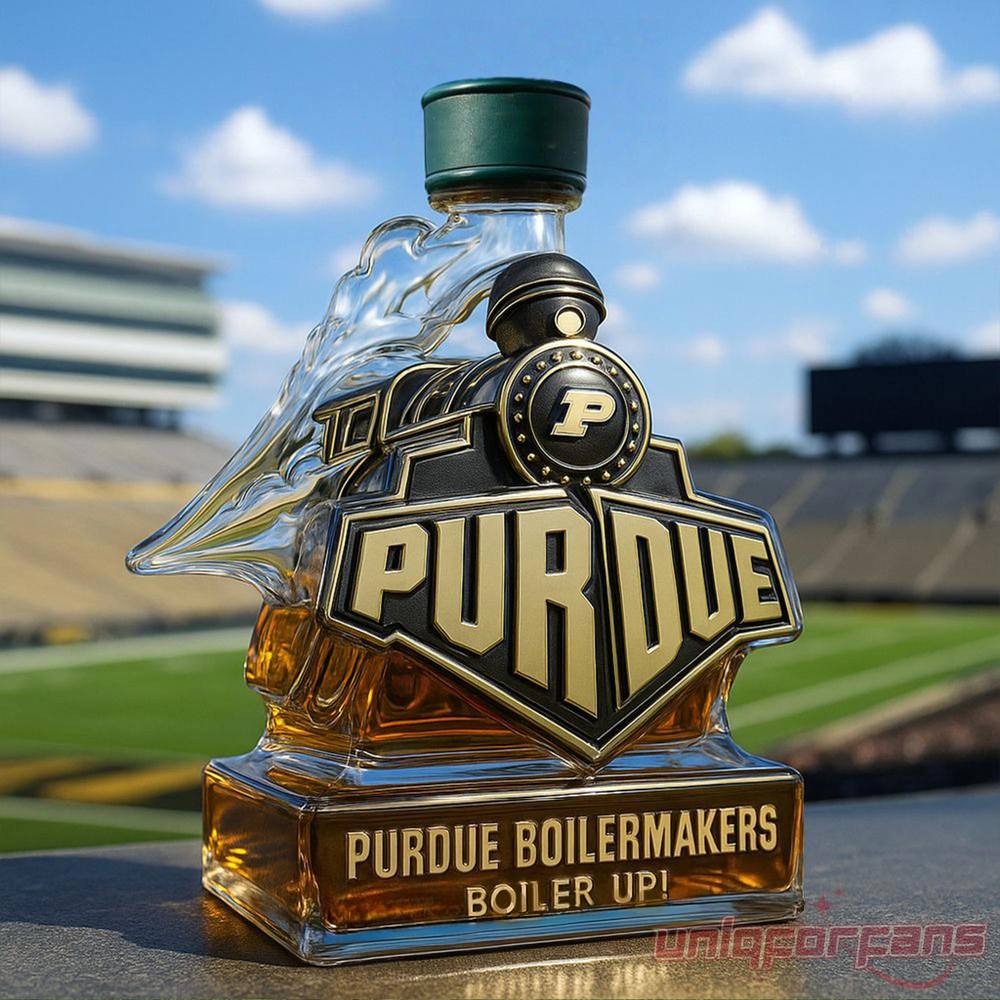 Purdue Boilermakers Boiler up Train Shaped Whiskey Bottle – Limited Edition Purdue Boilermakers Boiler up Train Shaped Whiskey Bottle – Limited Edition