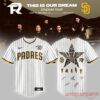 San Diego Padres x Fuerza Regida This Is Our Dream Edition Jersey featuring an eye logo and a large back star graphic