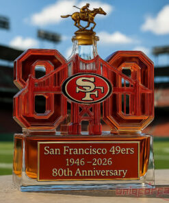 San Francisco 49ers 80th Anniversary Limited Edition Whiskey Bottle