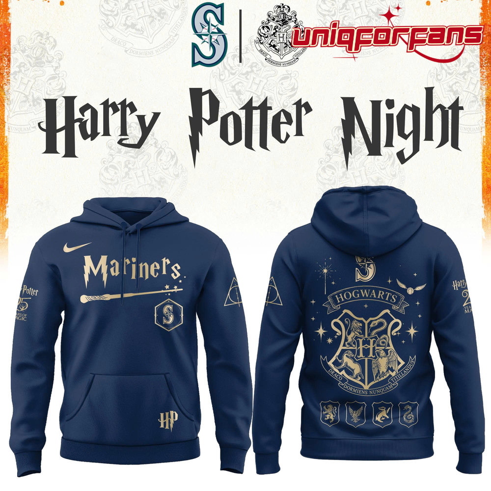 Seattle Mariners x Harry Potter 2026 Limited Edition Hoodie Seattle Mariners x Harry Potter 2026 Limited Edition Hoodie