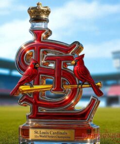 St. Louis Cardinals 11X World Series Champions Limited Edition Whiskey Bottle
