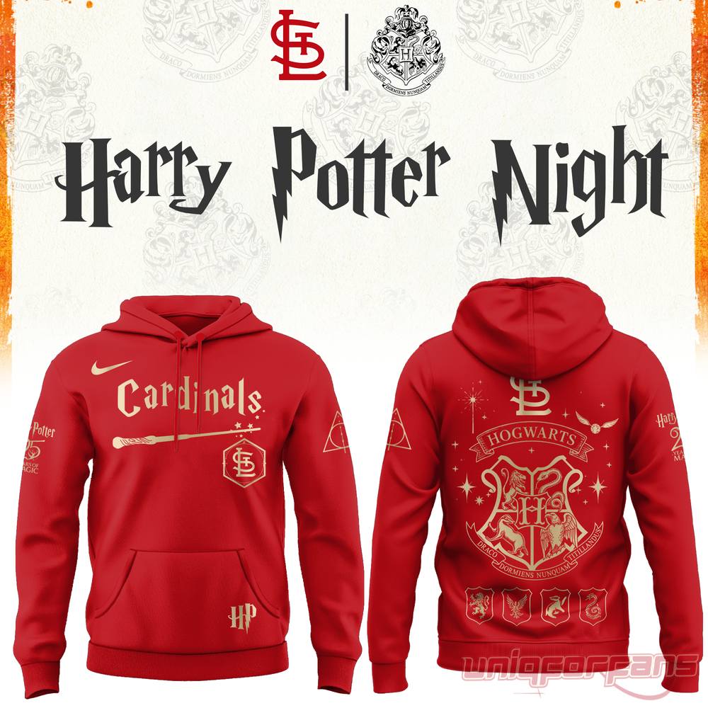 St. Louis x Harry Potter Limited Edition Baseball Hoodie St. Louis x Harry Potter Limited Edition Baseball Hoodie