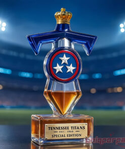 Tennessee Titans Legacy Special Edition Whiskey Bottle