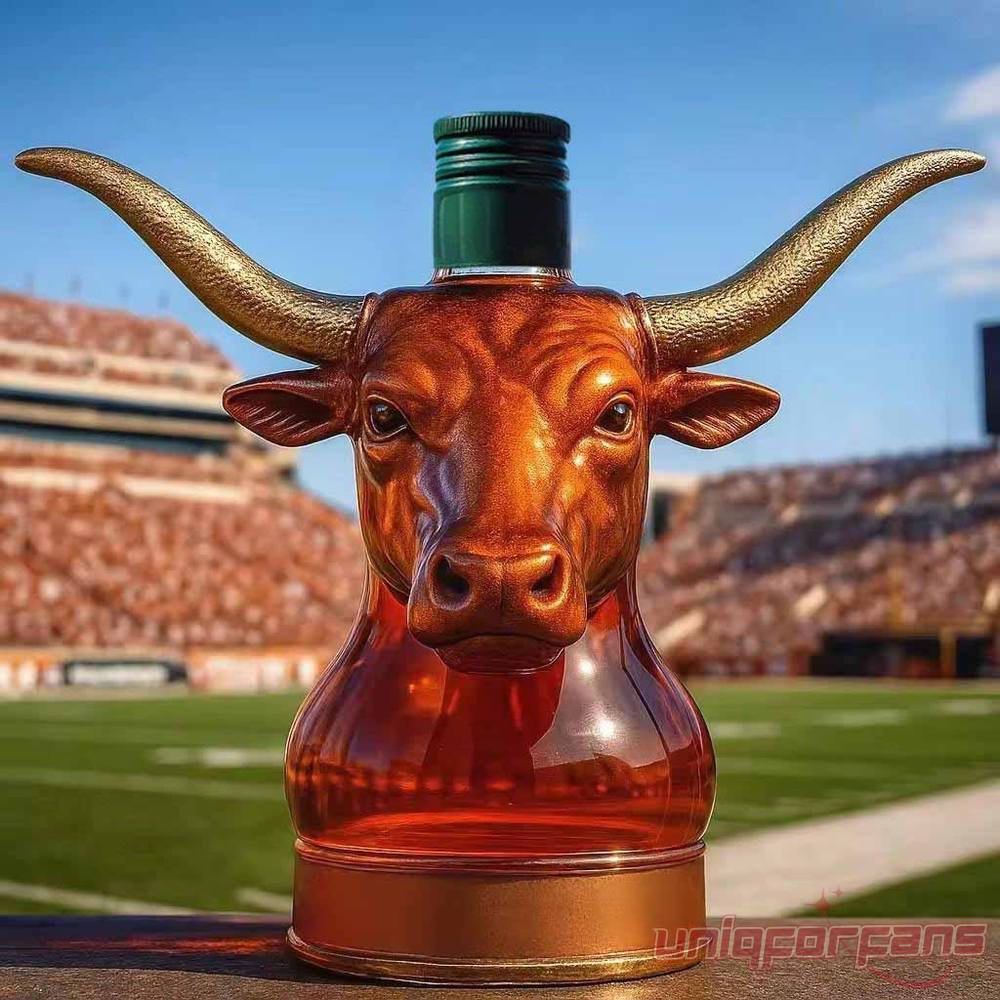 Texas Longhorn Bull Head Whiskey Bottle – Limited Edition Texas Longhorn Bull Head Whiskey Bottle – Limited Edition